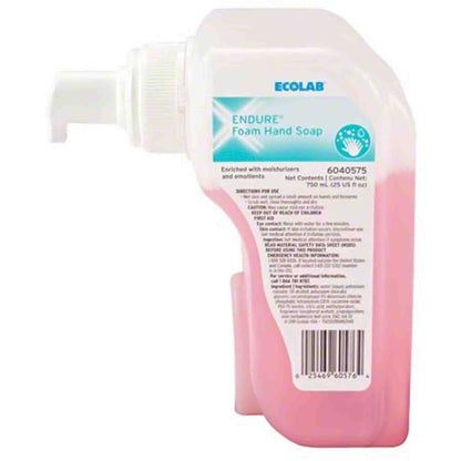 CLEANSER, SKIN ENDURE 50 FOAM 750ML (6/CS) ECOLAB