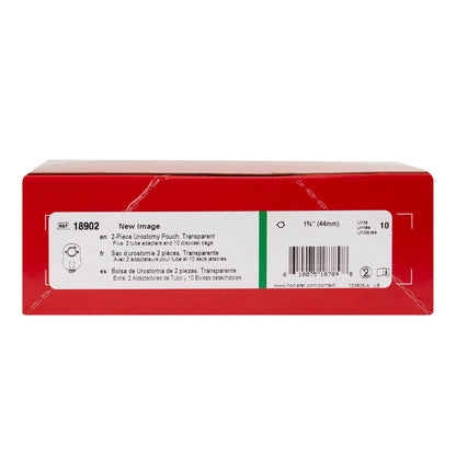 POUCH, URO OST NEW IMAGE 2PC 9" 1 3/4" FLANGE (10/BX)