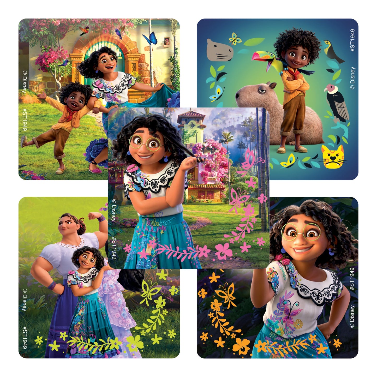 STICKER, DISNEY ENCANTO 2 1/2"(100/BX)