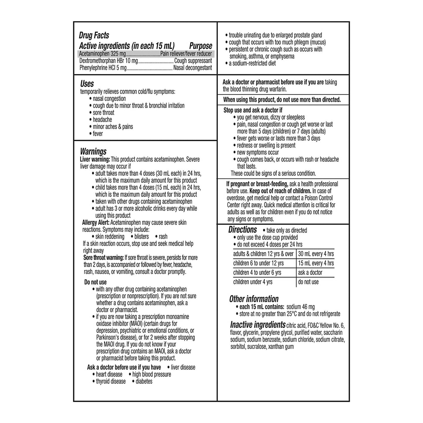 DAYQUIL, LIQ COLD/FLU 8OZ
