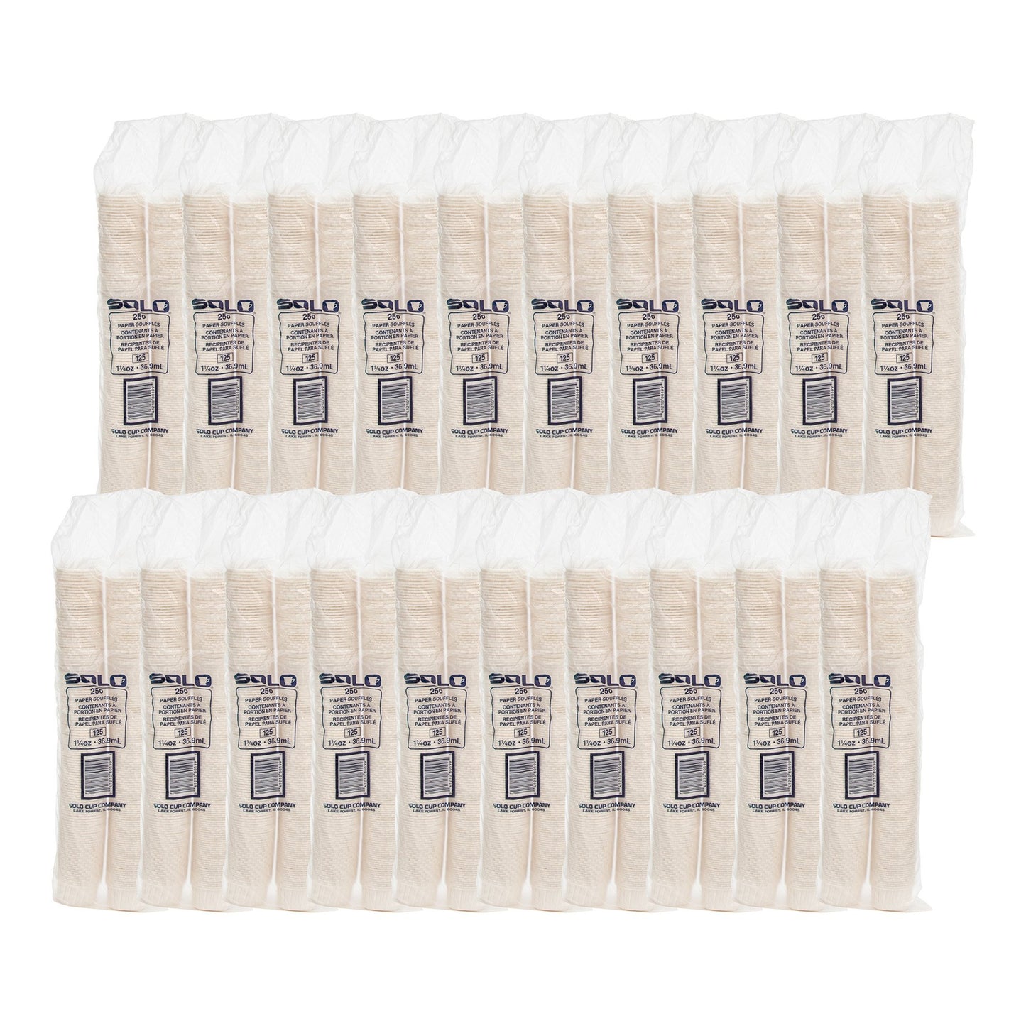 CUP, SOUFFLE PORTION PAPER WHT1.25OZ (250/SL 20SL/CS)