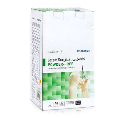 GLOVE, SURG CONFIDERM LT LTX 7.0 STR2 TXT (50PR/BX 4BX/CS)
