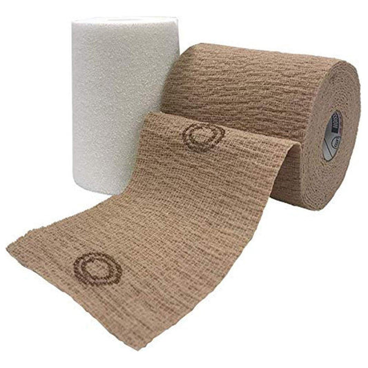 BANDAGE, COMPRSN COFLEX 2LAYR W/ZINC LF 4"X6YDS (1KT/BX 8BX/