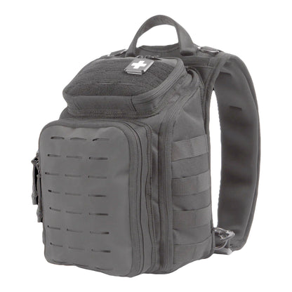 FIRST AID KIT, EMERGENCY MEDICAL RECON STD GRY