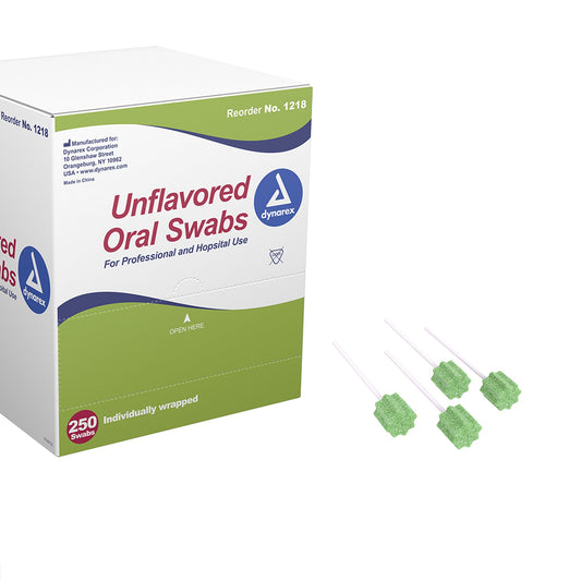 SWABSTICK, ORAL F/CLEANING FM TIP UNFLAV (250/BX 4BX/C
