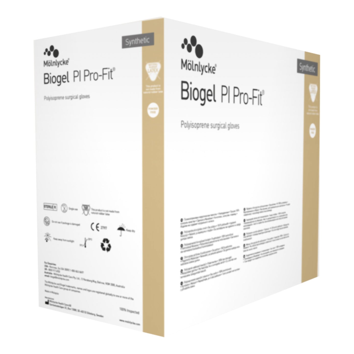 GLOVE, SURG PLYISO 8.0 STR2 TXT (50PR/BX 4BX/CS)