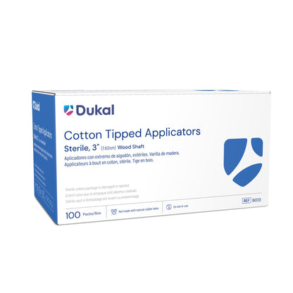 APPLICATOR, COTTON TIPPED ST 3" (2/PK100PK/BX10BX/CS)