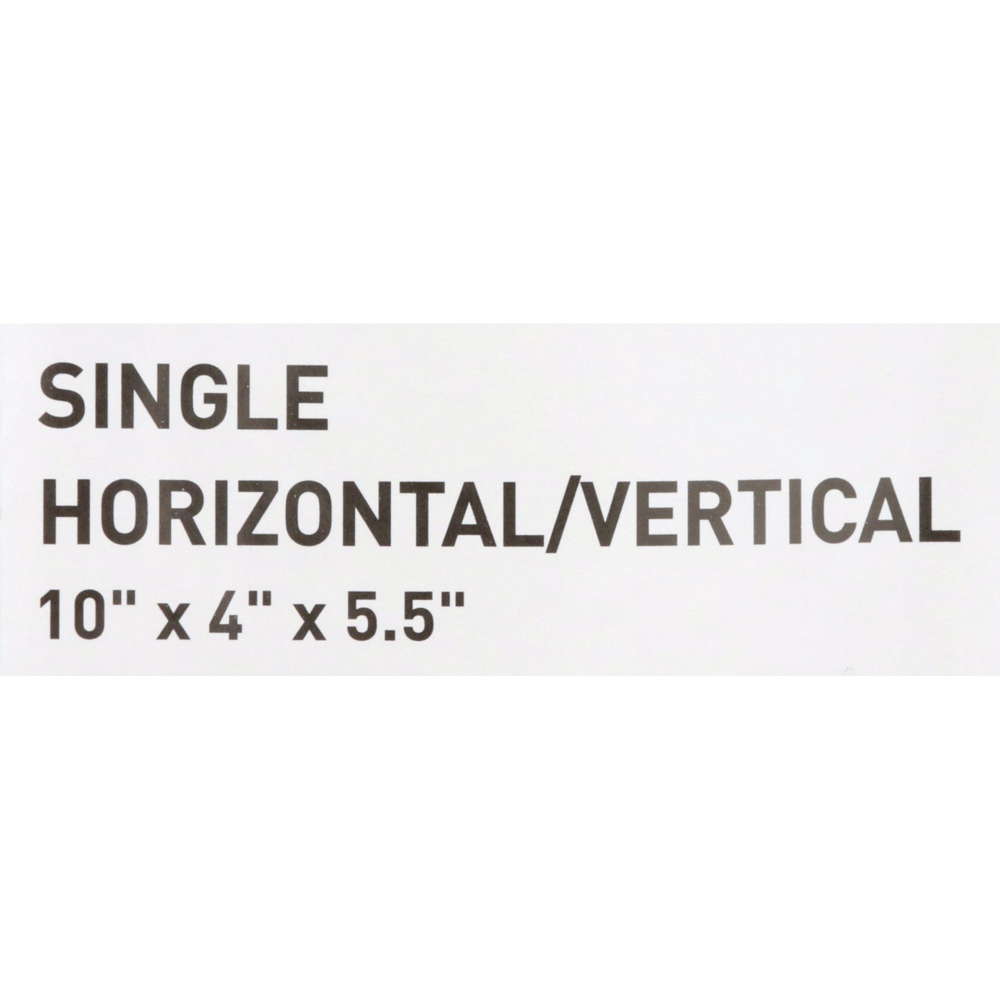 HOLDER, GLOVE BOX SNGL CLR PLAS (10/CS)