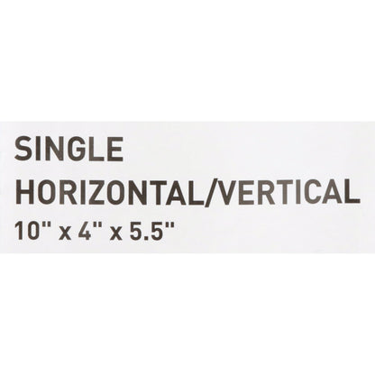 HOLDER, GLOVE BOX SNGL CLR PLAS (10/CS)