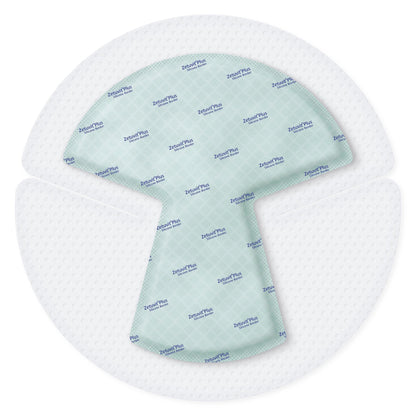 DRESSING, WND SAP BRDR HEEL W/SIL ADH 10"X10" (10/BX)