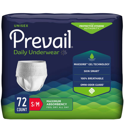 BRIEF, PULL-ON SUPR ABSRB SM-MED (18/PK)