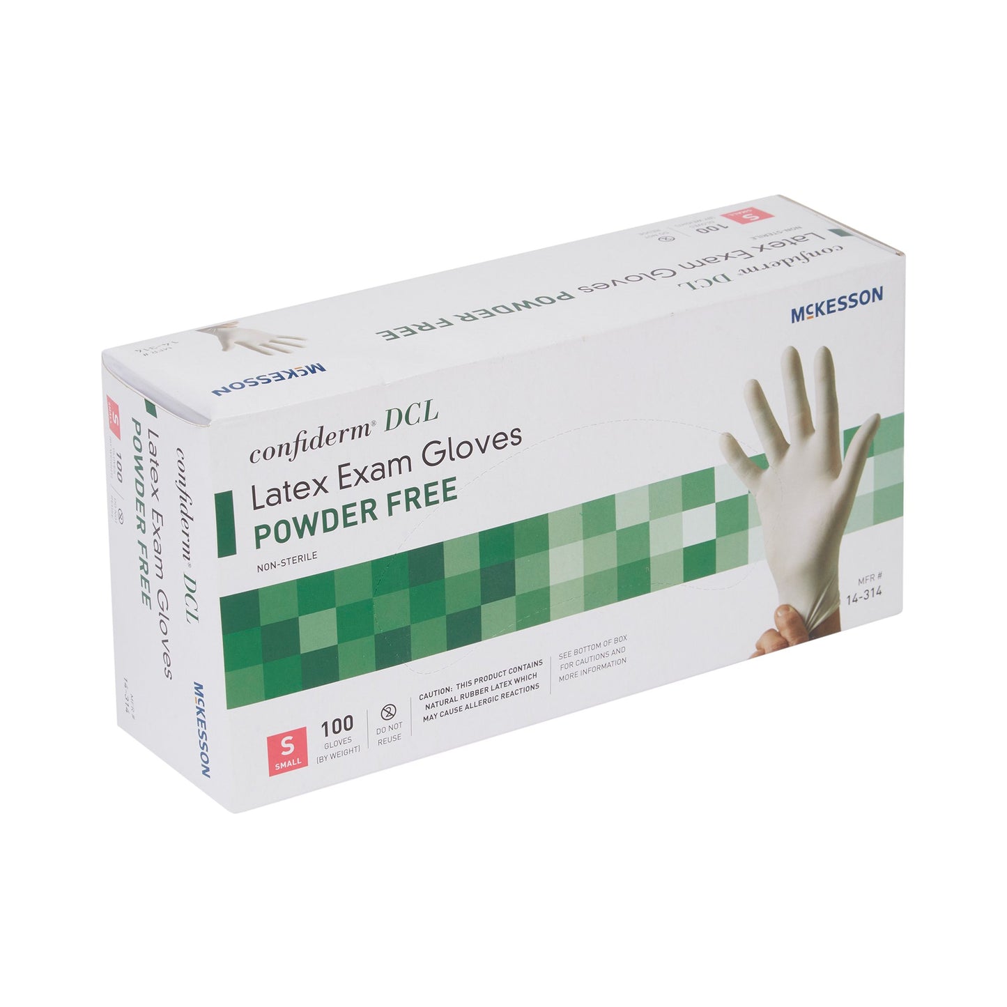 GLOVE, EXAM LTX SM N/S (100/BX10BX/CS)