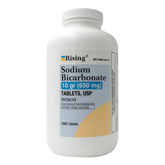 SODIUM BICARBONATE, TAB 650MG (1000/BT)