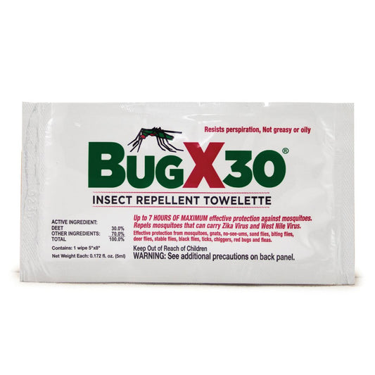 BUGX, TOWELETTE INSECT REPELLANT (50/CS)