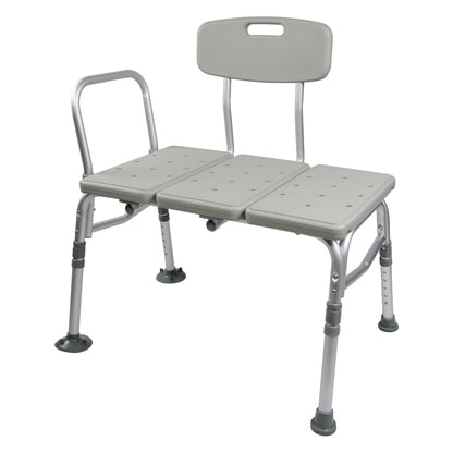 BENCH, TRANSFER W/BACK ALUM FRAME 400LBS (2/CS)