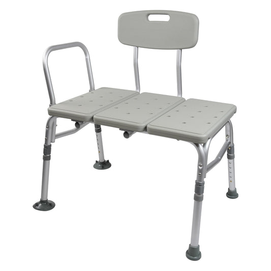 BENCH, TRANSFER W/BACK ALUM FRAME 400LBS (2/CS)
