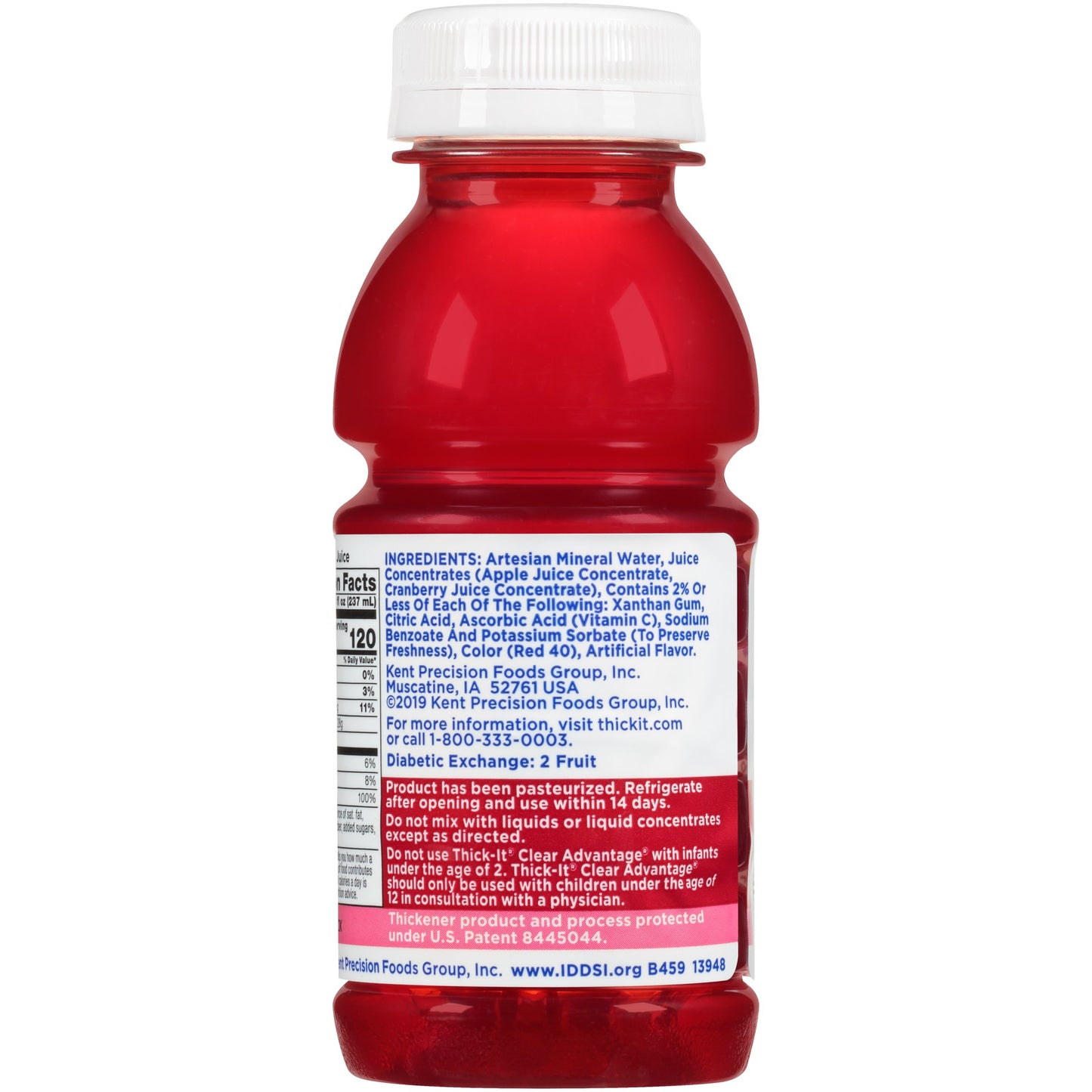 THICK-IT, CLEAR ADV CRANBERRY MILD/NECTAR 8OZ (24/CS)
