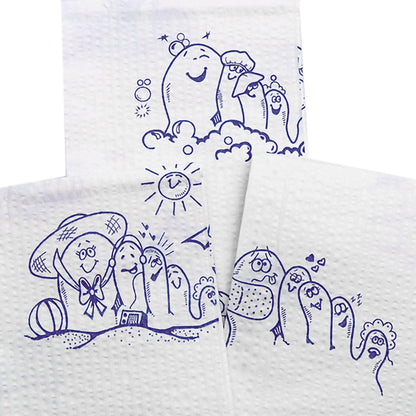 TOWEL, PODIATRY 2PLY 500S