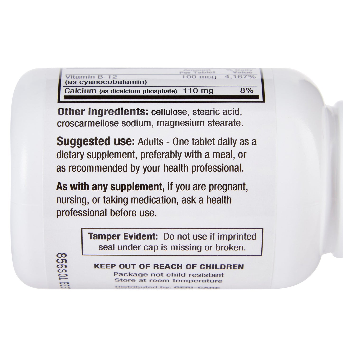 VITAMIN B-12, TAB 100MCG (100/BT 12BT/CS)