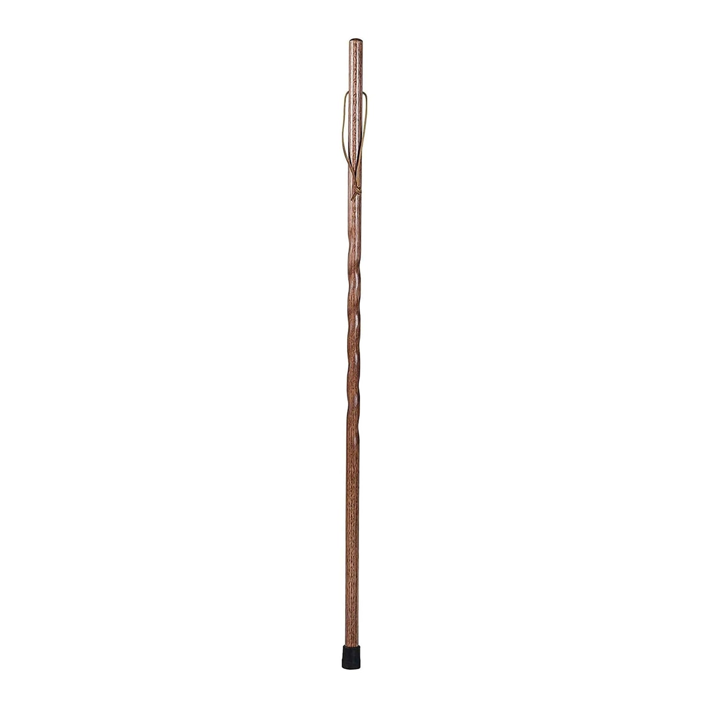 STICK, WALKING WOOD BRAZOS 55 TWISTED OAK BACKPACKER RED 55"