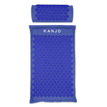 MAT SET, ACUPRESSURE KANJO MEMORY FOAM PERIWINKLE (9/CS)