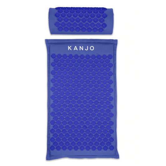 MAT SET, ACUPRESSURE KANJO MEMORY FOAM PERIWINKLE (9/CS)