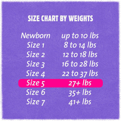 DIAPER, BABY CUTIES SIZE5 (27/PK 4PK/CS)