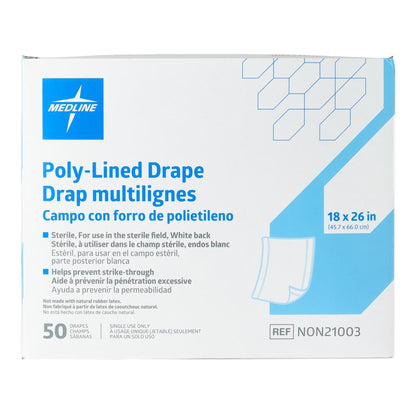 DRAPE, STR FIELD T/P/T 18"X26"(50/BX 6BX/CS)