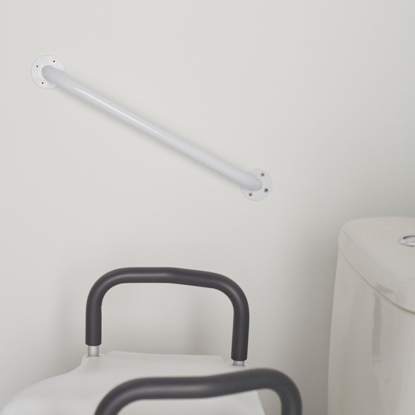 BAR, GRAB MOUNT PDR COATED WHT18" (3/CS)