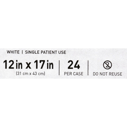 PILLOW, DISP MED LOFT WHT 12X17(24/CS)