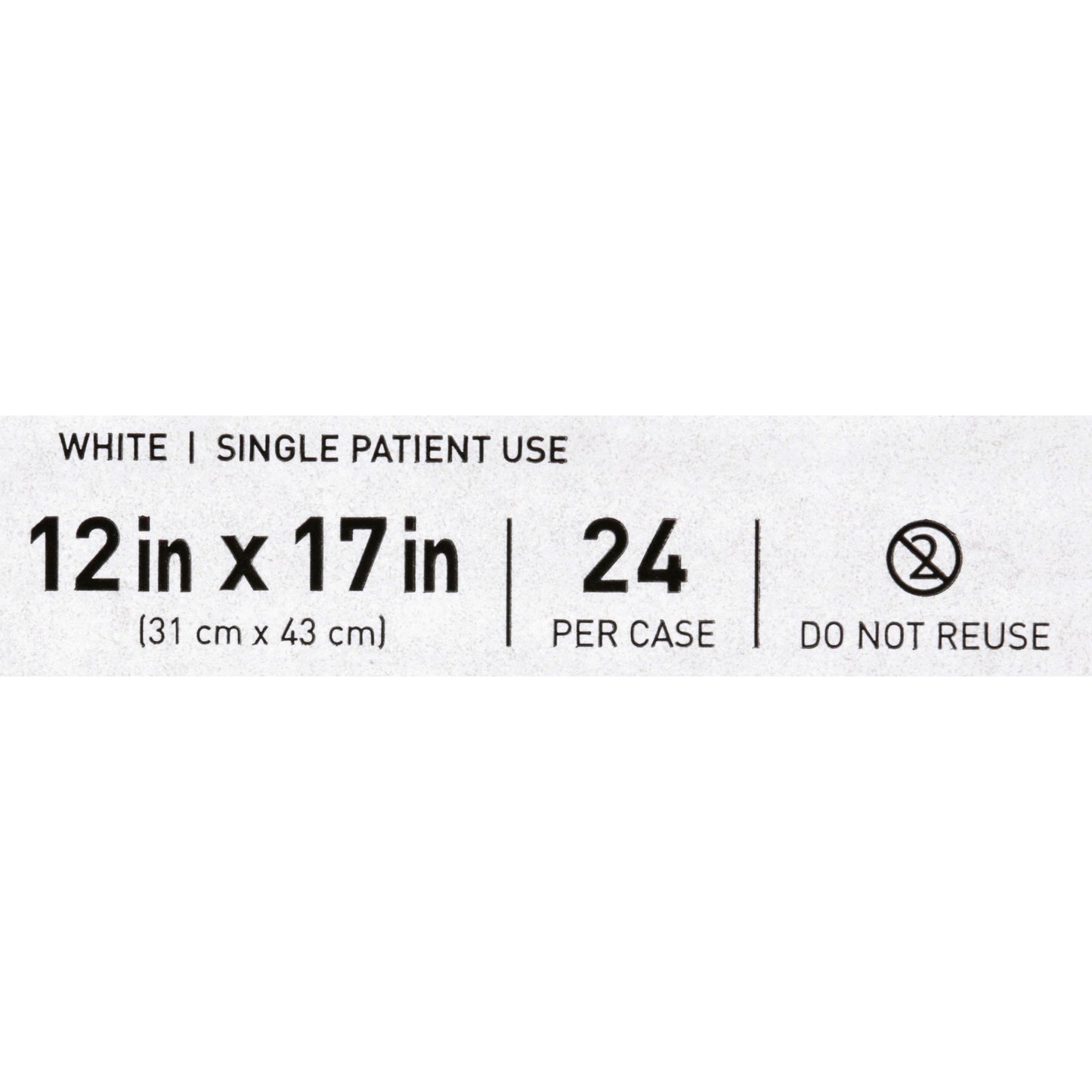 PILLOW, DISP MED LOFT WHT 12X17(24/CS)