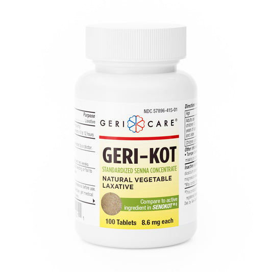 SENNA, TAB 8.6MG (100/BT 12BT/CS)