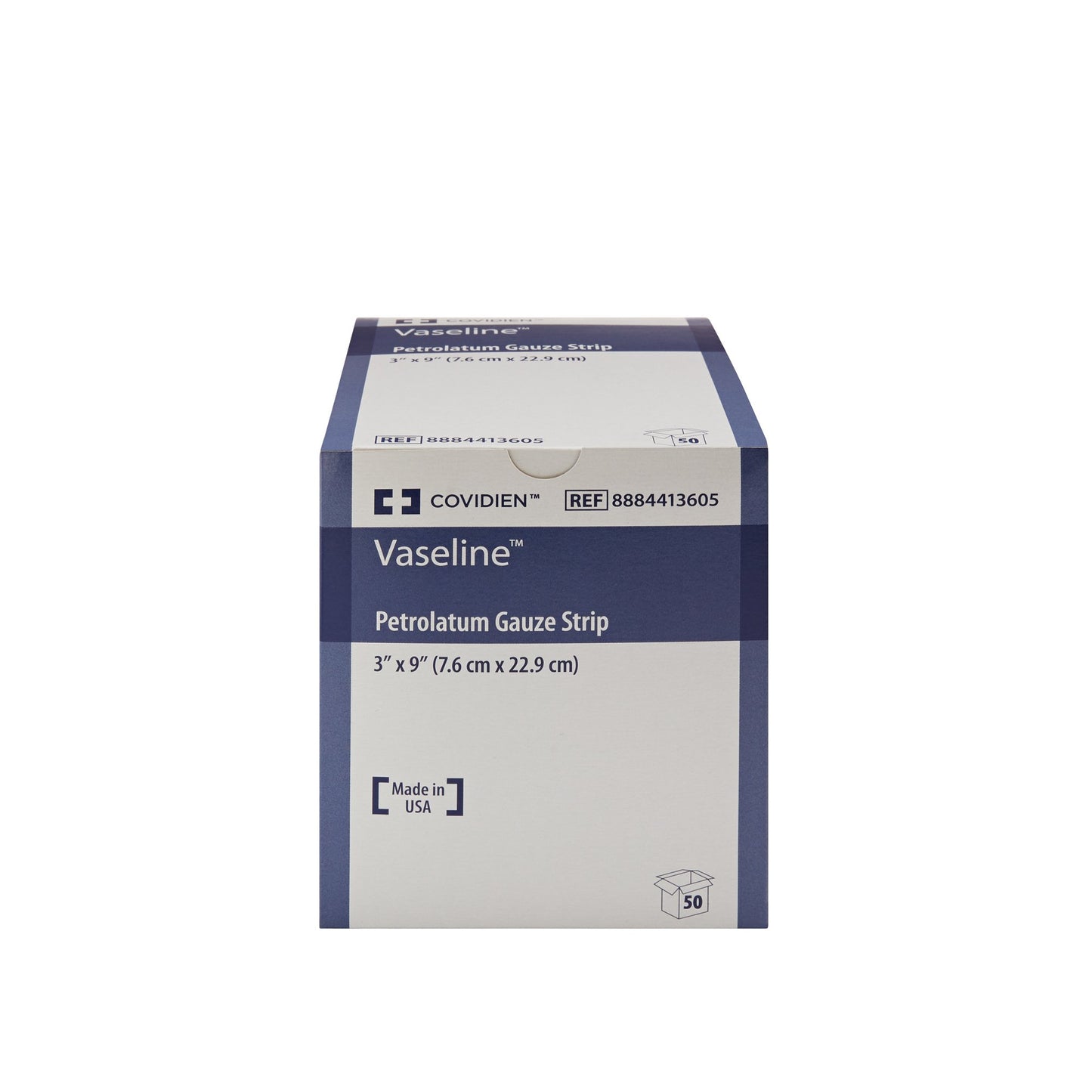 DRESSING, VASELINE FOIL PK STR3X9 (50/BX) KENDAL