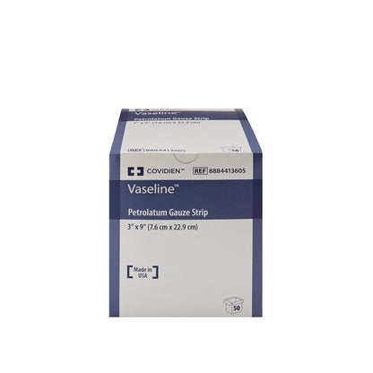 DRESSING, VASELINE FOIL PK STR3X9 (50/BX) KENDAL