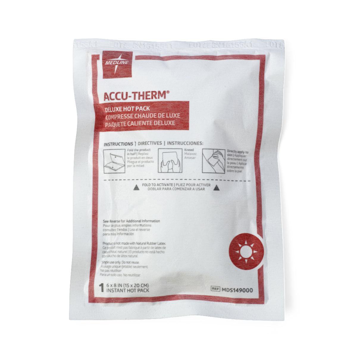 HOT PACK, DELUX-INSTANT NON-WOVEN 6" (24/CS)