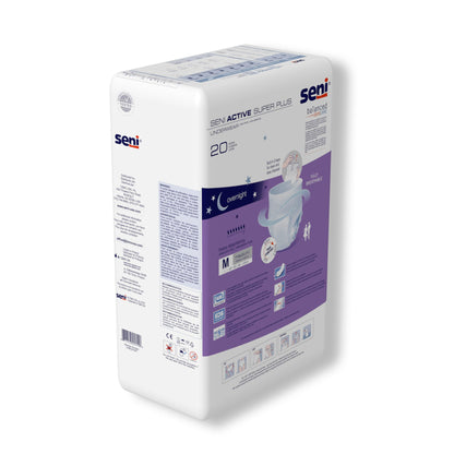 UNDERWEAR, INCONT ACTIVE SUPER+ MED 31"-43" (20/PK 4PK/CS)