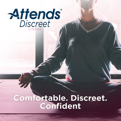 LINER, PANTY ATTENDS DISCREET ULTRA THIN (28/BG 24BG/CS)