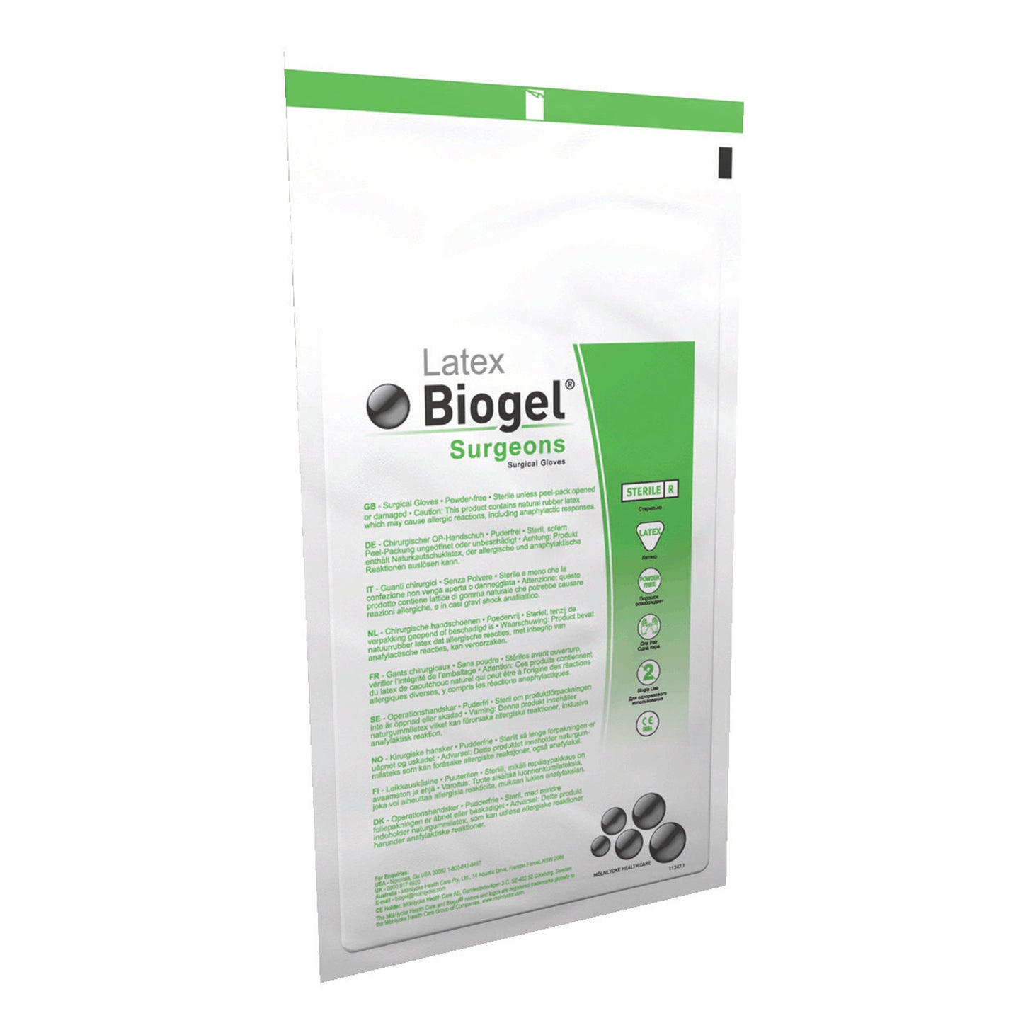 GLOVE, SURG BIOGEL 7.5 STR2 TXT (50PR/BX 4BX/CS)