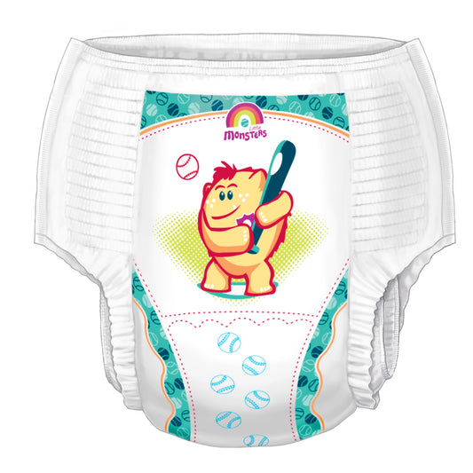 PANTS, TRAIN 32-40LB BOY LG JHENSN CHAR (24/PK 4PK KENICO