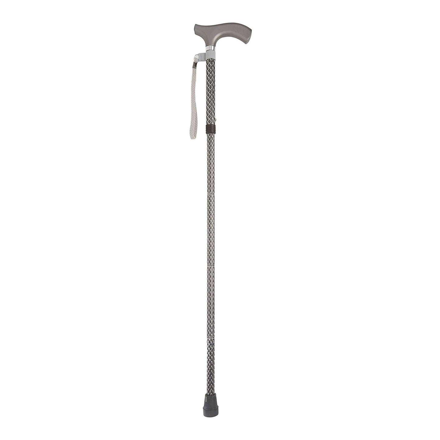 CANE, FOLDING WALKING STICK SWITCH STICKS ENGRAVED GRAPHITE