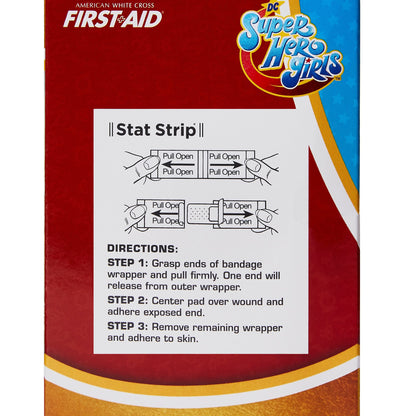 BANDAGE, ADH SUPER HERO GIRLS 3/4X3" (100/BX 12BX/CS)