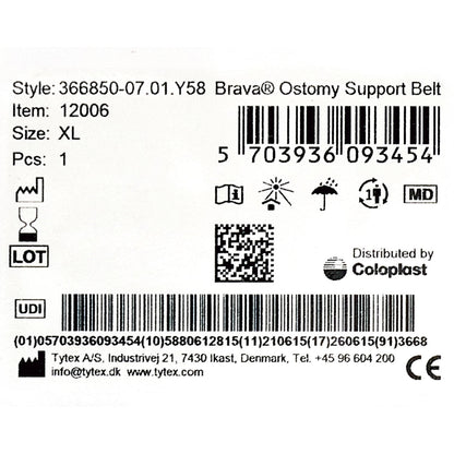 BELT, OSTOMY BRAVA SUPPORT XLG(1/BX)