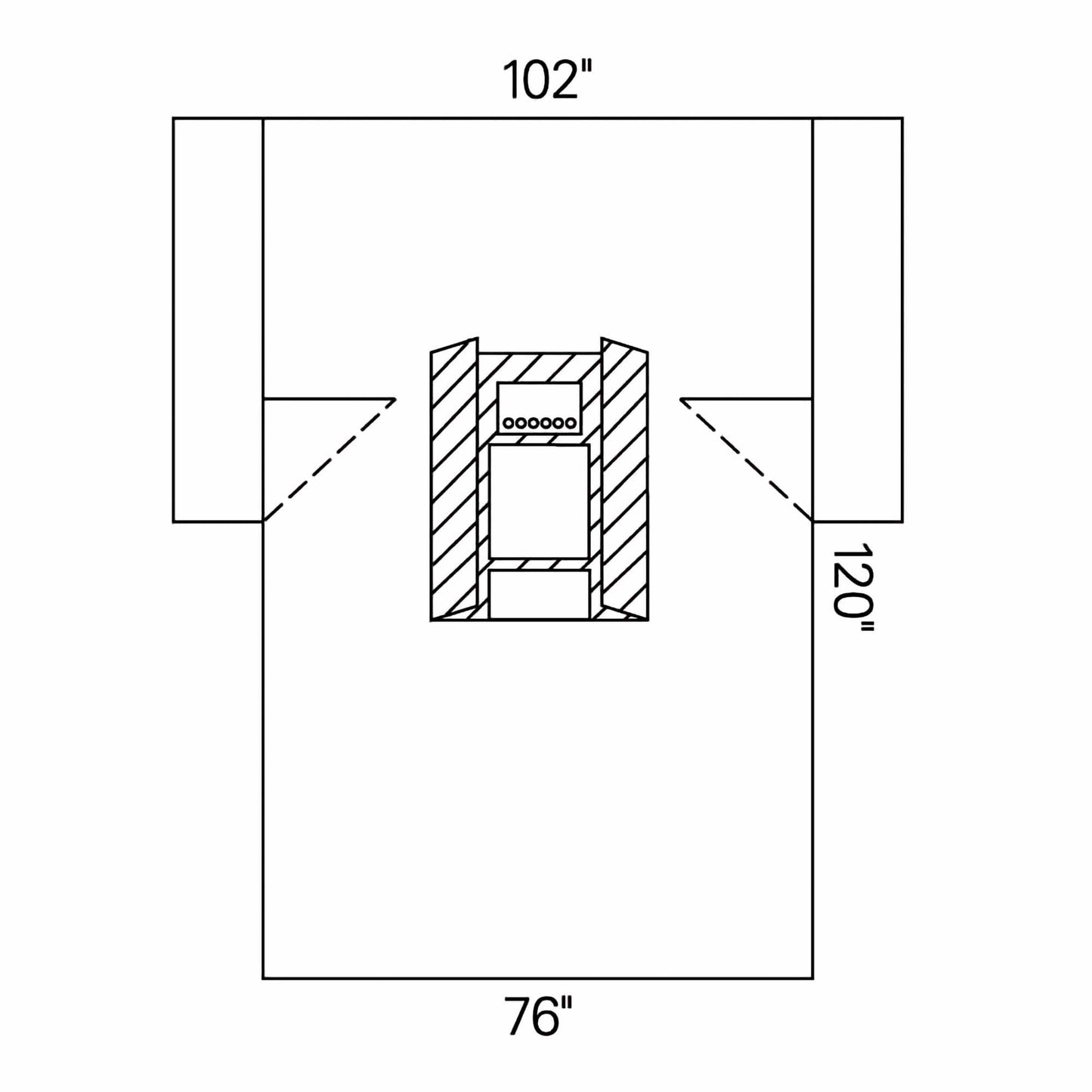 DRAPE, LAP CHOLE 72X120 (10/CS)