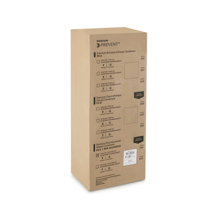 CONTAINER, SHARPS PHARMA WHT/BLU 18GL (7/CS)