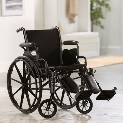 WHEELCHAIR, LTWT DDA ELR 18" 300LBS