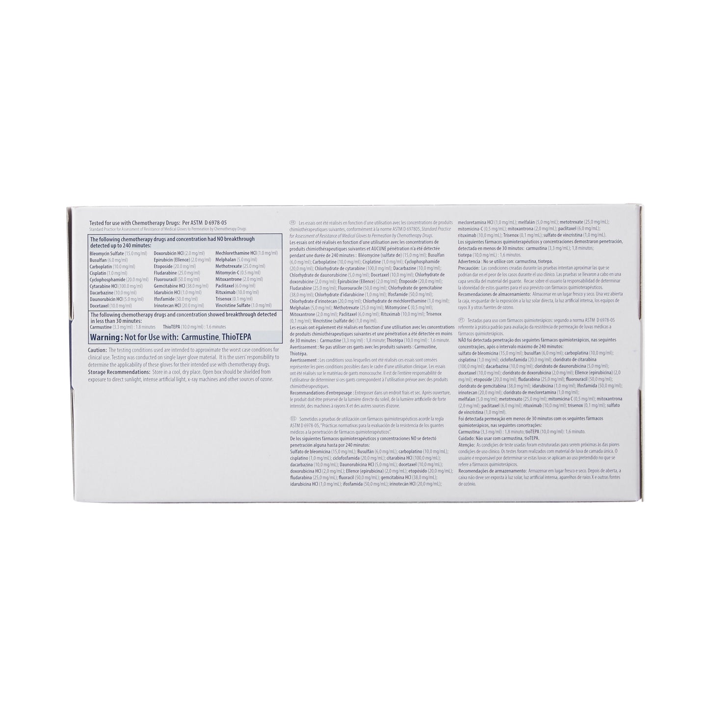 GLOVE, EXAM NTRL LG N/S CHEMO (100/BX 10BX/CS)