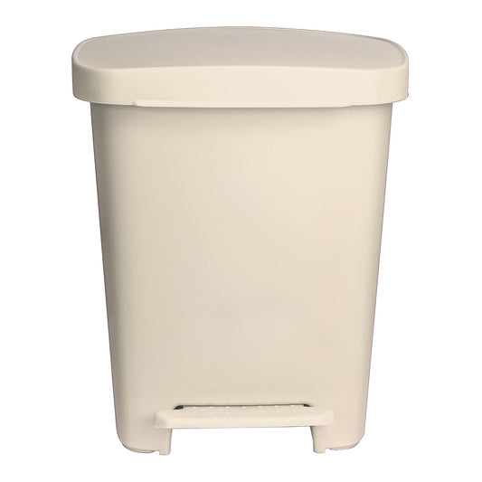 WASTECAN, STEP-ON RECTGL PLAS BGE 32QT