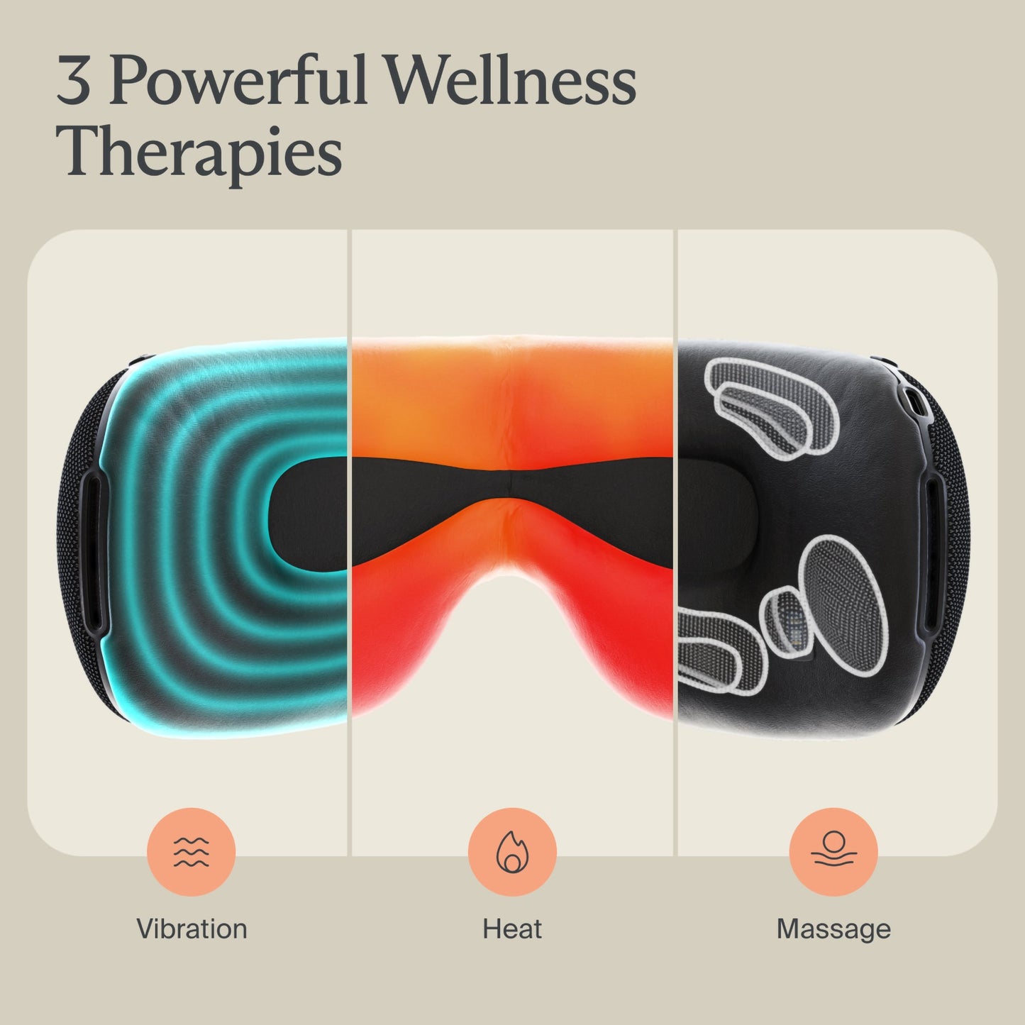 SMARTGOGGLES 2, HEAT & VIBRATION RELAXATION F/FACIAL HEALTH