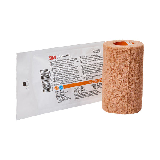 BANDAGE, COBAN LF STR TAN 4"X5YDS (18/CS) 3M