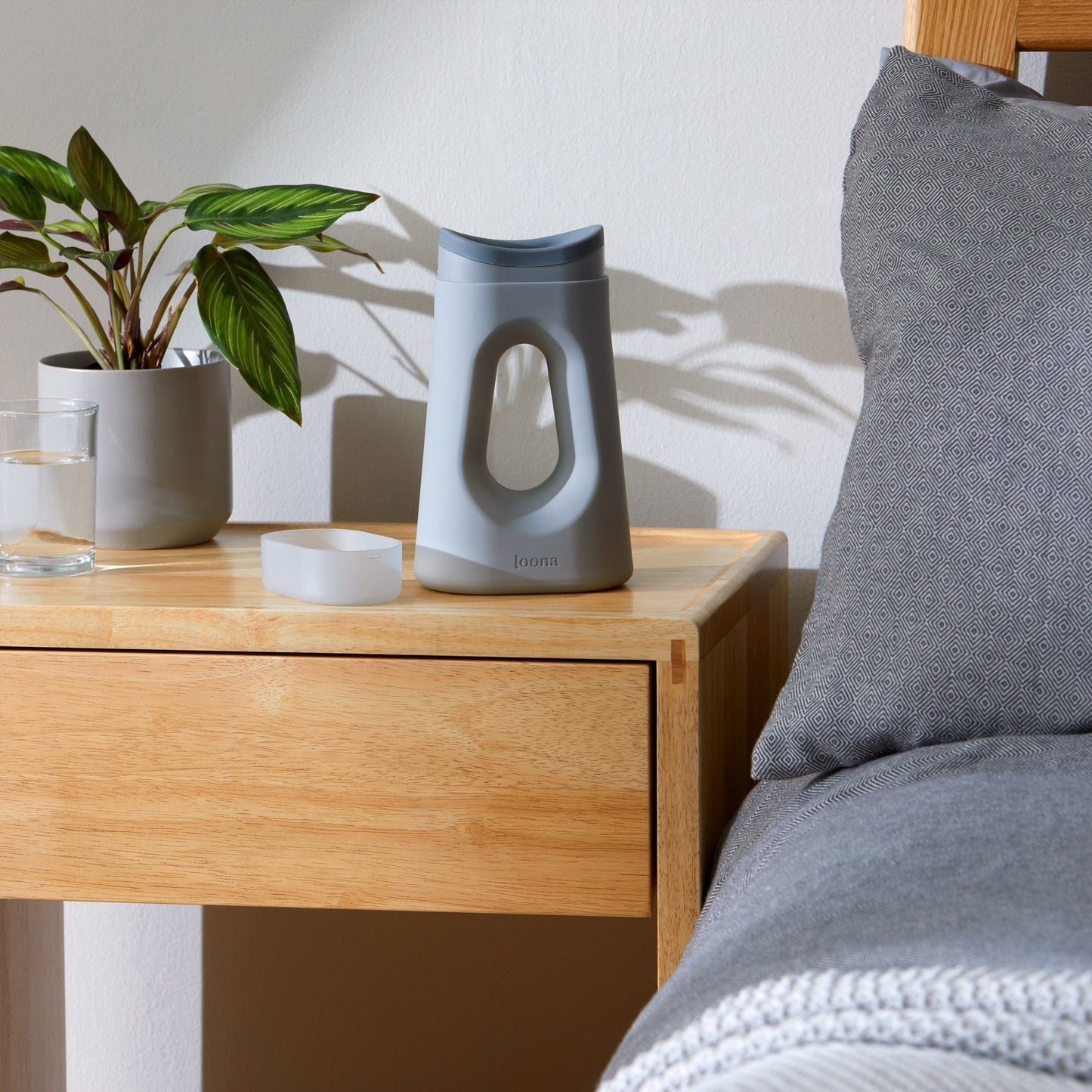 URINAL, PORT F/BEDSIDE&ON-THE-GO LOONA FML MOON GRY (24/CS